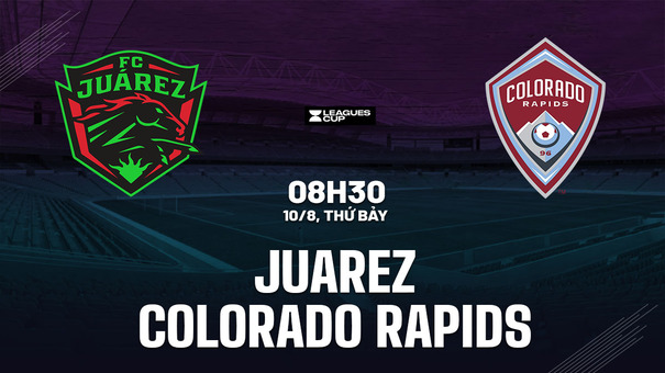 Nhận định Juarez vs Colorado Rapids 8h30 ngày 10/8 (Leagues Cup 2024). Hãy đến AB77 cá cược bóng đá .