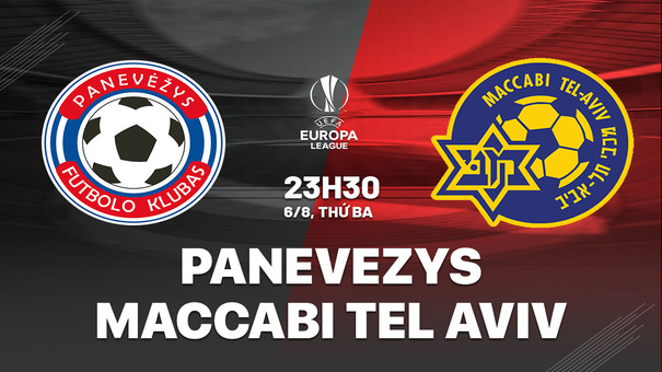 Nhận định Panevezys vs Maccabi Tel Aviv 23h30 ngày 6/8 (Europa League 2024/25). Hãy đến AB77 cá cược bóng đá .