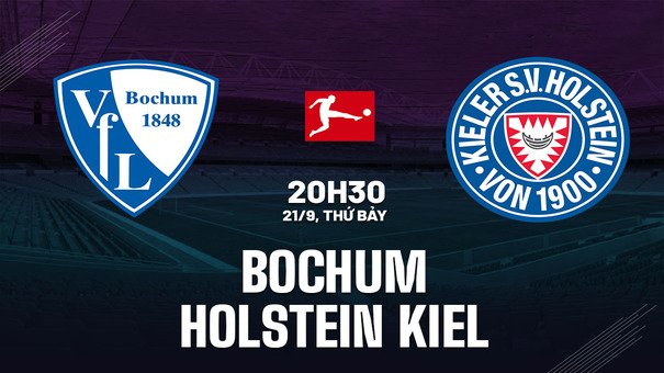 Nhận định Bochum vs Holstein Kiel 20h30 ngày 21/9 (Bundesliga 2024/25). Hãy đến AB77 cá cược bóng đá.